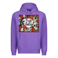 Purple have the day you deserve skull and rose Premium Hoodie - JahusDesignShop