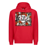 Red have the day you deserve skull and rose Premium Hoodie - JahusDesignShop