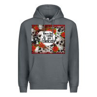 Rock have the day you deserve skull and rose Premium Hoodie - JahusDesignShop
