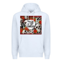 White have the day you deserve skull and rose Premium Hoodie - JahusDesignShop