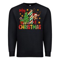 Black my first christmas Premium Sweatshirt - Zillion Design Studio
