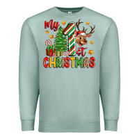 Seafoam my first christmas Premium Sweatshirt - Zillion Design Studio