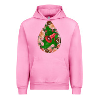 Fuchsia Pink american football and western roses teardrop Urban Hoodie - BundleAndBundleShop