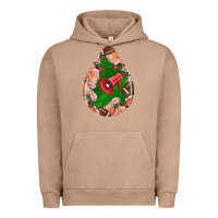 Pigment Burro american football and western roses teardrop Urban Hoodie - BundleAndBundleShop