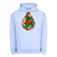 Pigment Grape Ice american football and western roses teardrop Urban Hoodie - BundleAndBundleShop