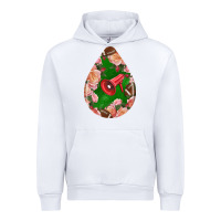 White american football and western roses teardrop Urban Hoodie - BundleAndBundleShop