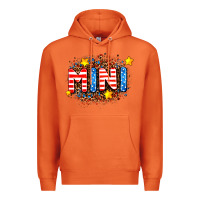 Carrot usa mini  leopard background Premium Hoodie - AdoDesignShop