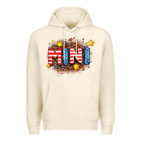 Sandshell usa mini  leopard background Premium Hoodie - AdoDesignShop