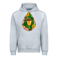 Heather Grey american football and western roses teardrop Urban Hoodie - BundleAndBundleShop