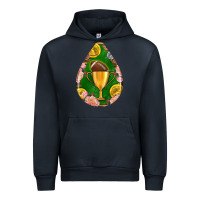 Navy american football and western roses teardrop Urban Hoodie - BundleAndBundleShop