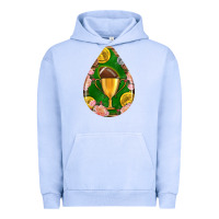 American Football And Western Roses Teardrop Urban Hoodie | Teevron