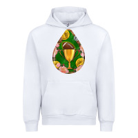 White american football and western roses teardrop Urban Hoodie - BundleAndBundleShop