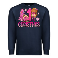Navy 1st christmas gingerbread girl Premium Sweatshirt - Zillion Design Studio