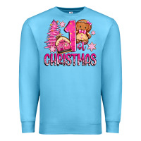 Ocean Blue 1st christmas gingerbread girl Premium Sweatshirt - Zillion Design Studio