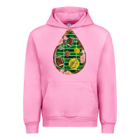 Fuchsia Pink american football and western roses teardrop Urban Hoodie - BundleAndBundleShop