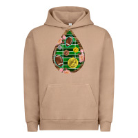 Pigment Burro american football and western roses teardrop Urban Hoodie - BundleAndBundleShop
