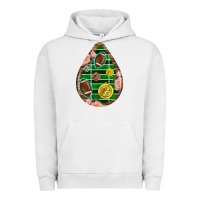 Pigment Lunar Rock american football and western roses teardrop Urban Hoodie - BundleAndBundleShop