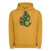 Pigment Peanut Butter american football and western roses teardrop Urban Hoodie - BundleAndBundleShop