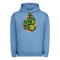 American Football And Western Roses Teardrop Urban Hoodie | Teevron