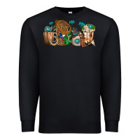 Black western coffee cups Premium Sweatshirt - texasbilliewilder