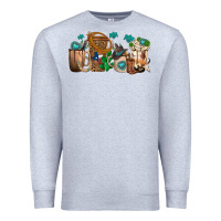Heather Grey western coffee cups Premium Sweatshirt - texasbilliewilder