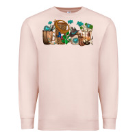 Pale Pink western coffee cups Premium Sweatshirt - texasbilliewilder