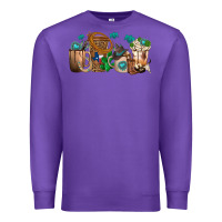 Purple western coffee cups Premium Sweatshirt - texasbilliewilder