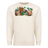 Sandshell western coffee cups Premium Sweatshirt - texasbilliewilder