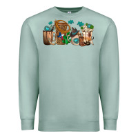 Seafoam western coffee cups Premium Sweatshirt - texasbilliewilder