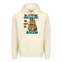 Sandshell be strong and courageous Premium Hoodie - JahusDesignShop