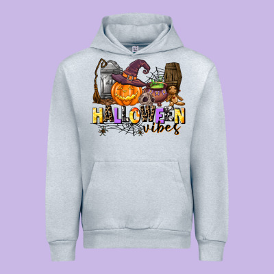 Halloween Vibes Urban Hoodie Designed By Adodesignshop