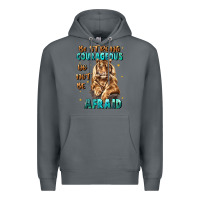 Rock be strong and courageous Premium Hoodie - JahusDesignShop