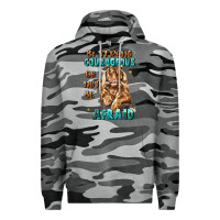 Slate Camo be strong and courageous Premium Hoodie - JahusDesignShop