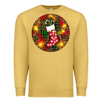 Antique Gold Santa Stocking Christmas Premium Sweatshirt - RanaPortraitStore