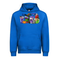 Cobalt halloween coffee cups Urban Hoodie - AdoDesignShop