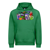 Emerald halloween coffee cups Urban Hoodie - AdoDesignShop