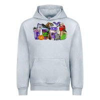 Heather Grey halloween coffee cups Urban Hoodie - AdoDesignShop