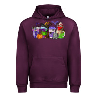 Mauve Wine halloween coffee cups Urban Hoodie - AdoDesignShop