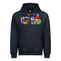 Navy halloween coffee cups Urban Hoodie - AdoDesignShop