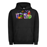 Pigment Black halloween coffee cups Urban Hoodie - AdoDesignShop