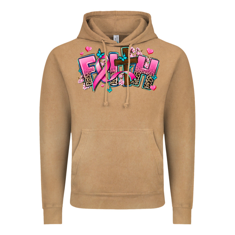 Cancer Faith Cross Vintage Hoodie by AdoDesignShop | Teevron