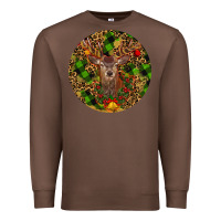 Chestnut Christmas Reindeer Premium Sweatshirt - RanaPortraitStore