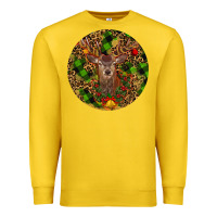 Lemon Christmas Reindeer Premium Sweatshirt - RanaPortraitStore