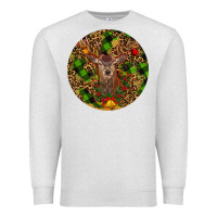 Oatmeal Heather Christmas Reindeer Premium Sweatshirt - RanaPortraitStore