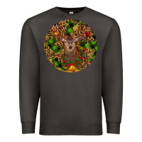 Smoke Christmas Reindeer Premium Sweatshirt - RanaPortraitStore