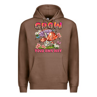 Chestnut grow your own way Premium Hoodie - JahusDesignShop