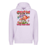 Lilac grow your own way Premium Hoodie - JahusDesignShop