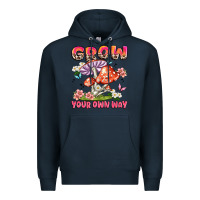 Navy grow your own way Premium Hoodie - JahusDesignShop