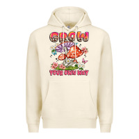 Tofu grow your own way Premium Hoodie - JahusDesignShop