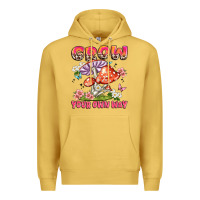 Antique Gold grow your own way Premium Hoodie - JahusDesignShop